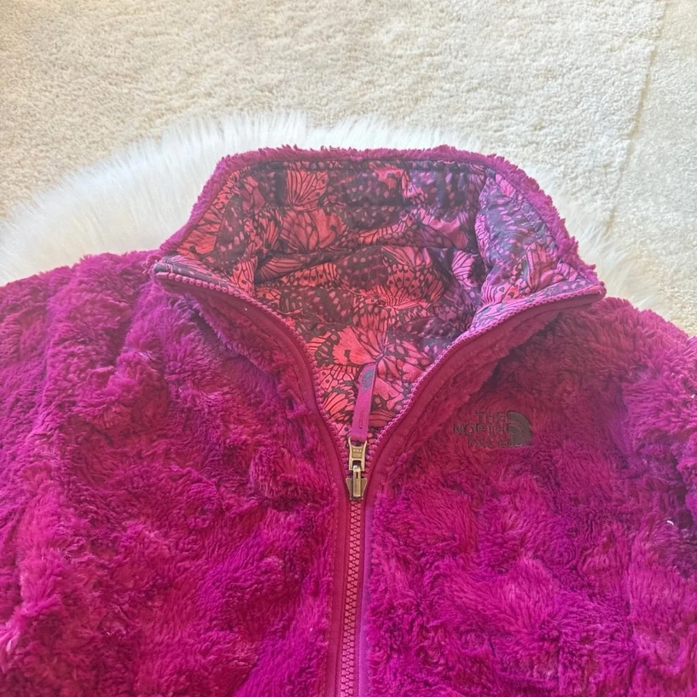 The North Face Girls Pink and Purple Reversible Jacket 14/16
